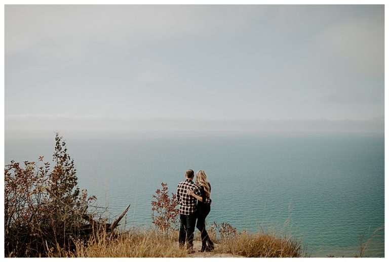 Empire Bluffs Engagement Couples Session