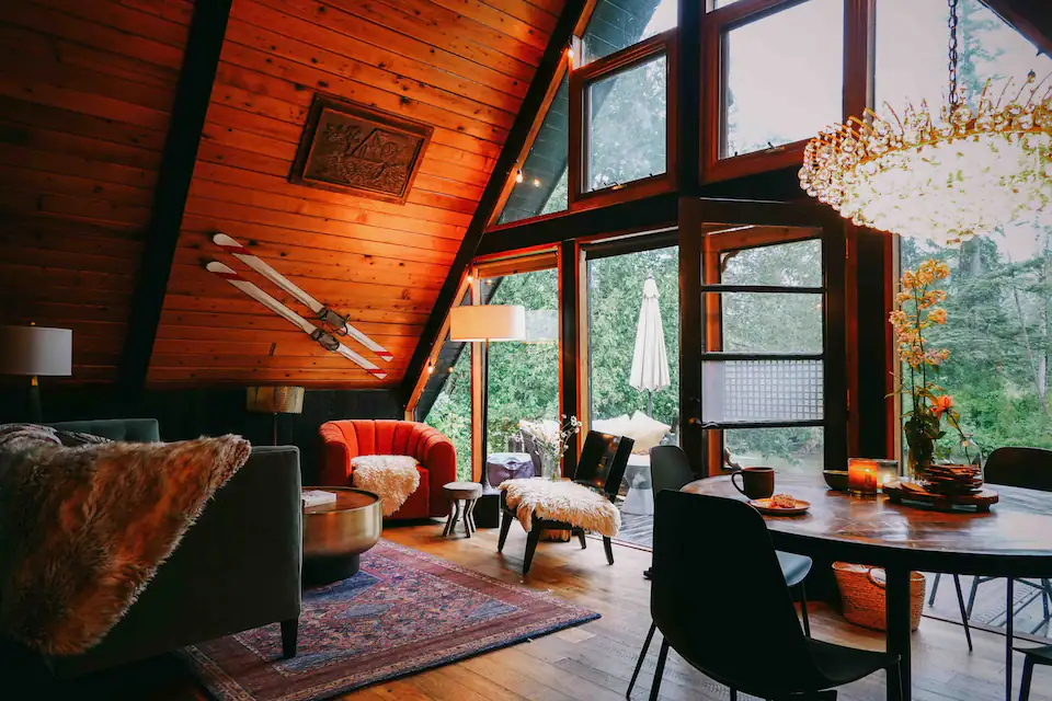 Michigan Elopement Airbnbs Fernside A Frame