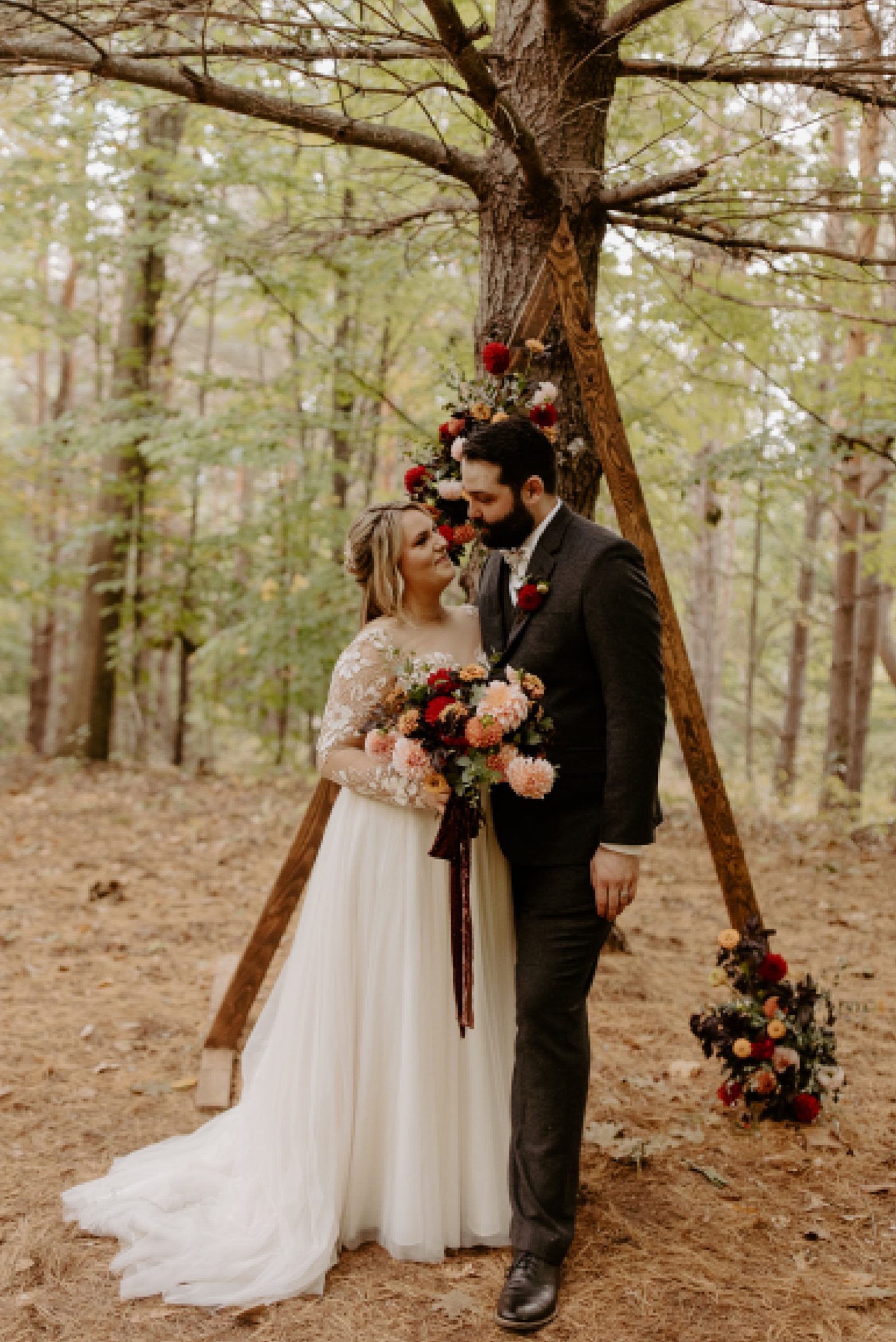 Intimate Fall Traverse City Wedding Steph Pickard Photo
