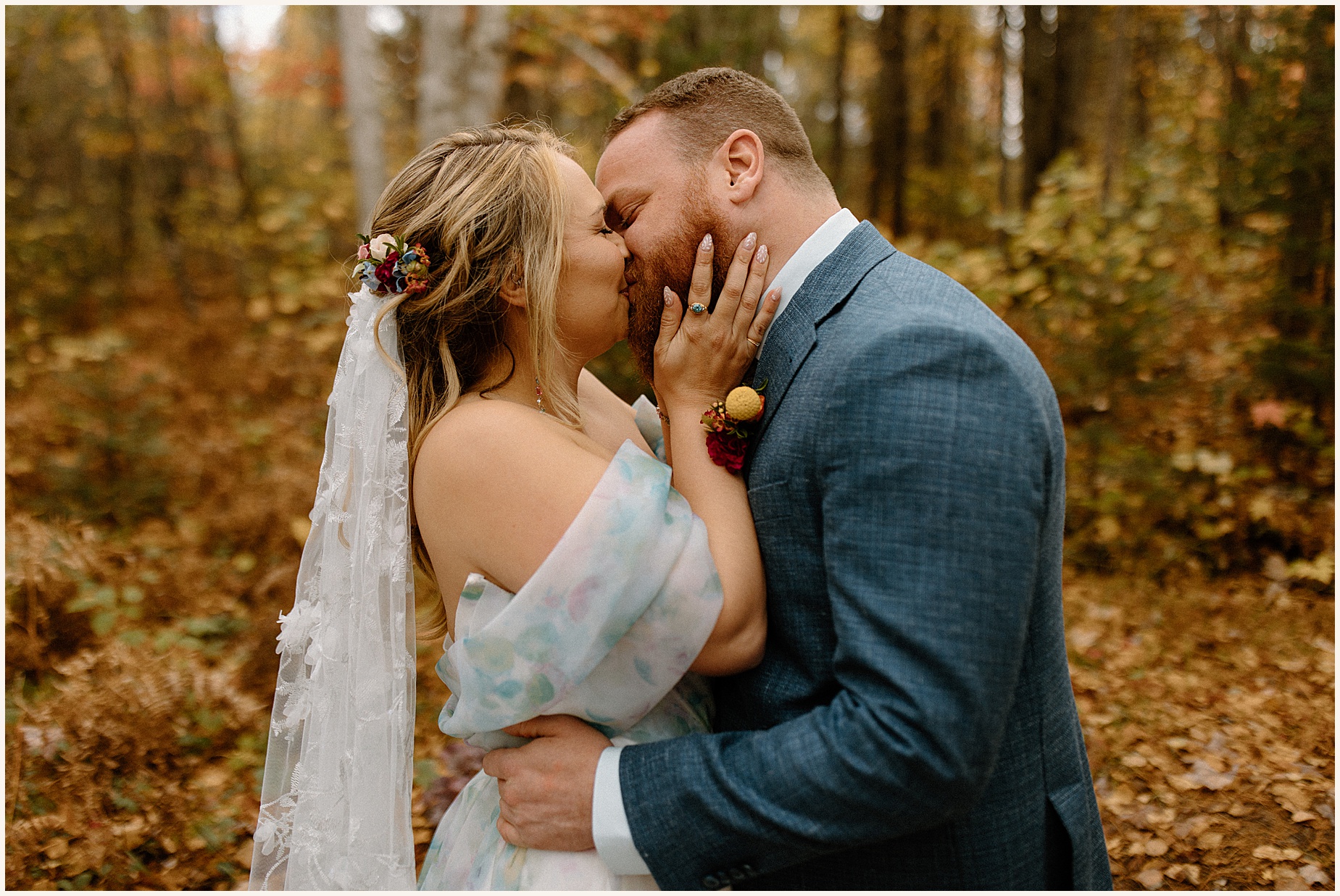 Intimate Fall Wedding in Marquette Michigan