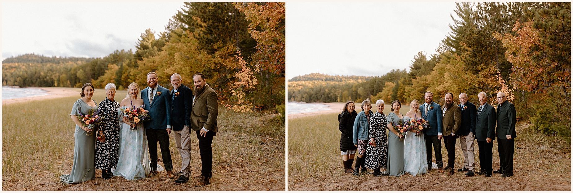 Intimate Fall Wedding in Marquette Michigan