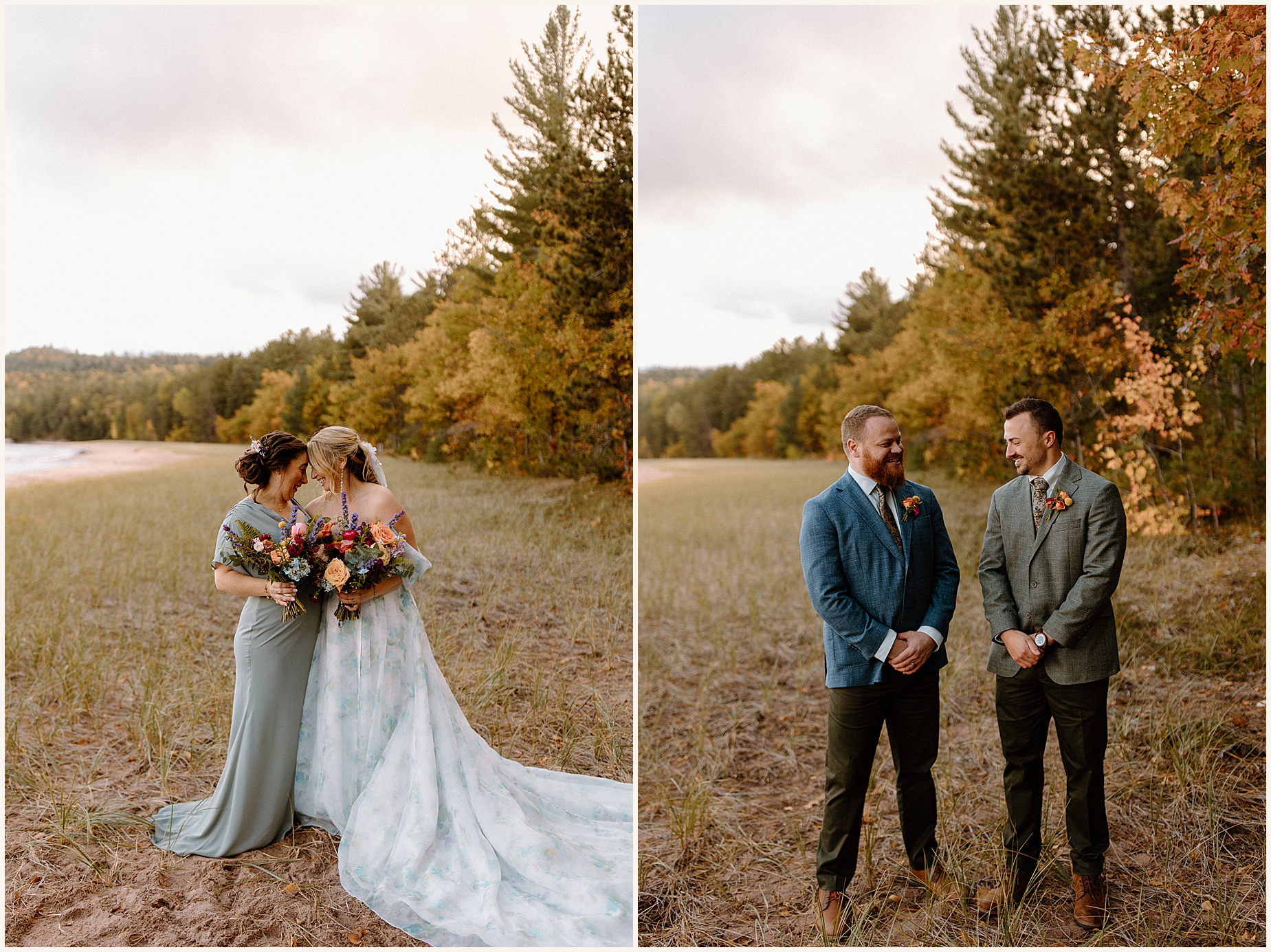 Intimate Fall Wedding in Marquette Michigan