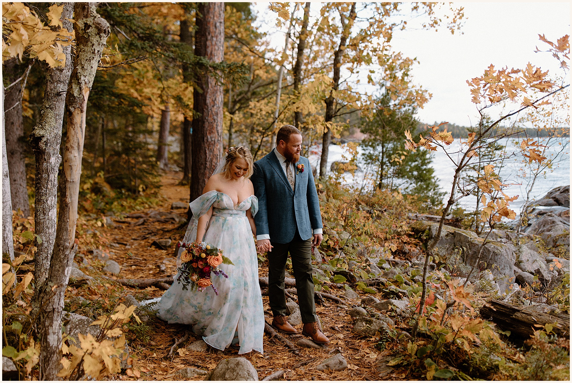 Intimate Fall Wedding in Marquette Michigan