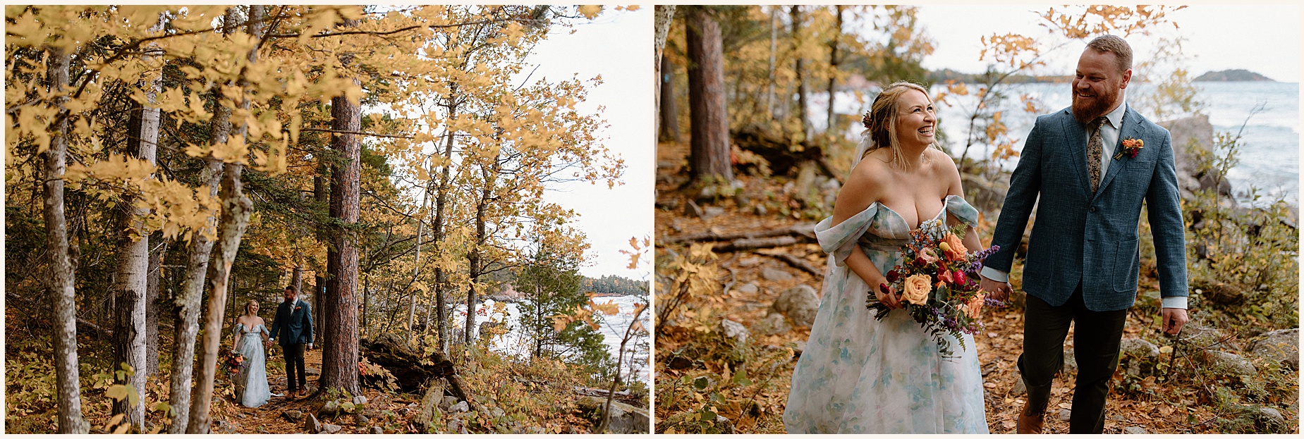 Intimate Fall Wedding in Marquette Michigan