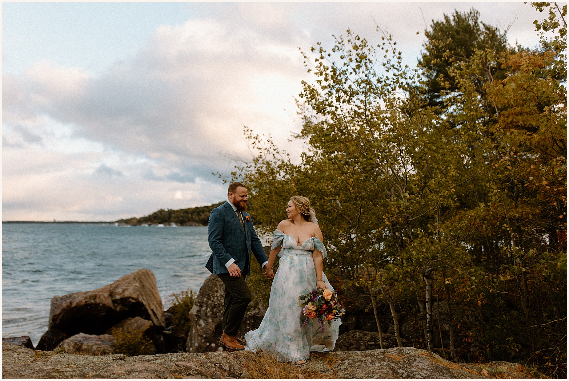 Intimate Fall Wedding in Marquette Michigan