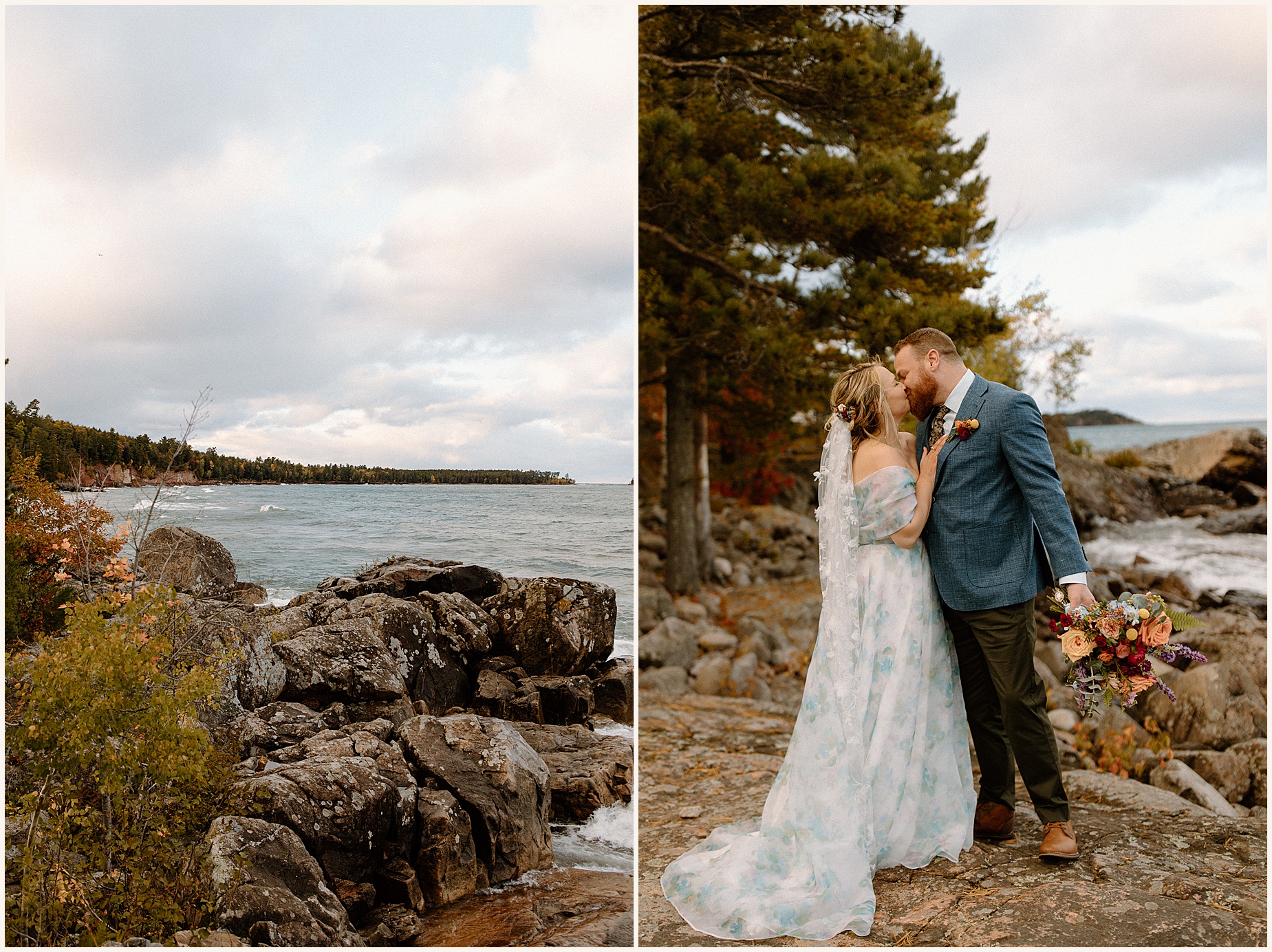 Intimate Fall Wedding in Marquette Michigan