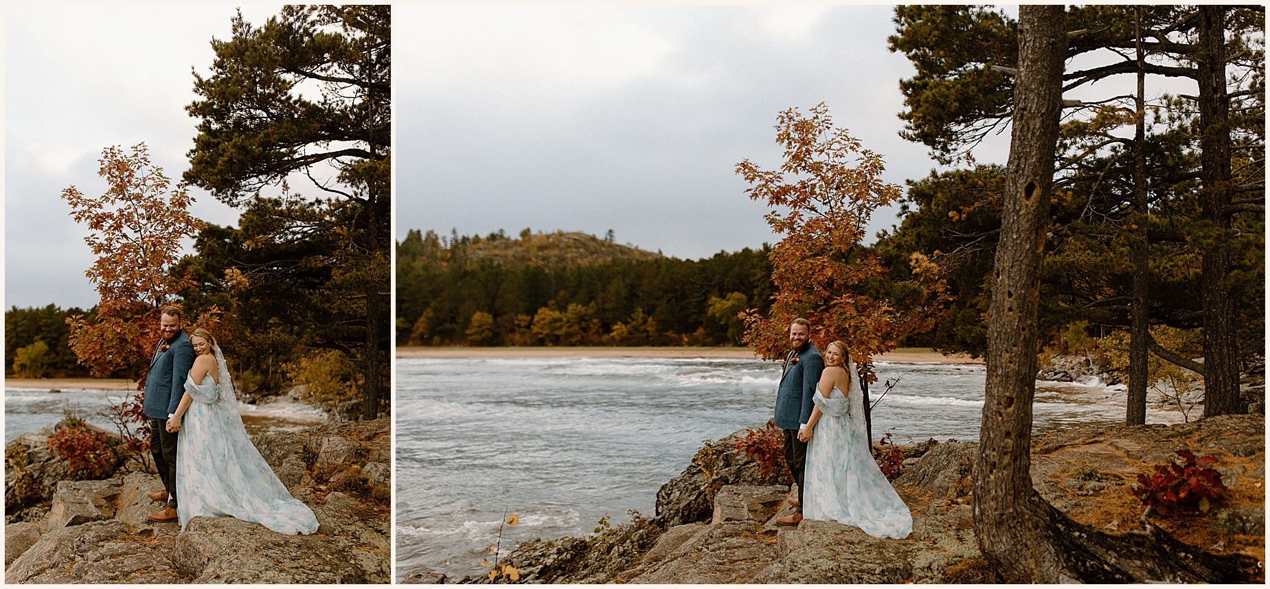 Intimate Fall Wedding in Marquette Michigan