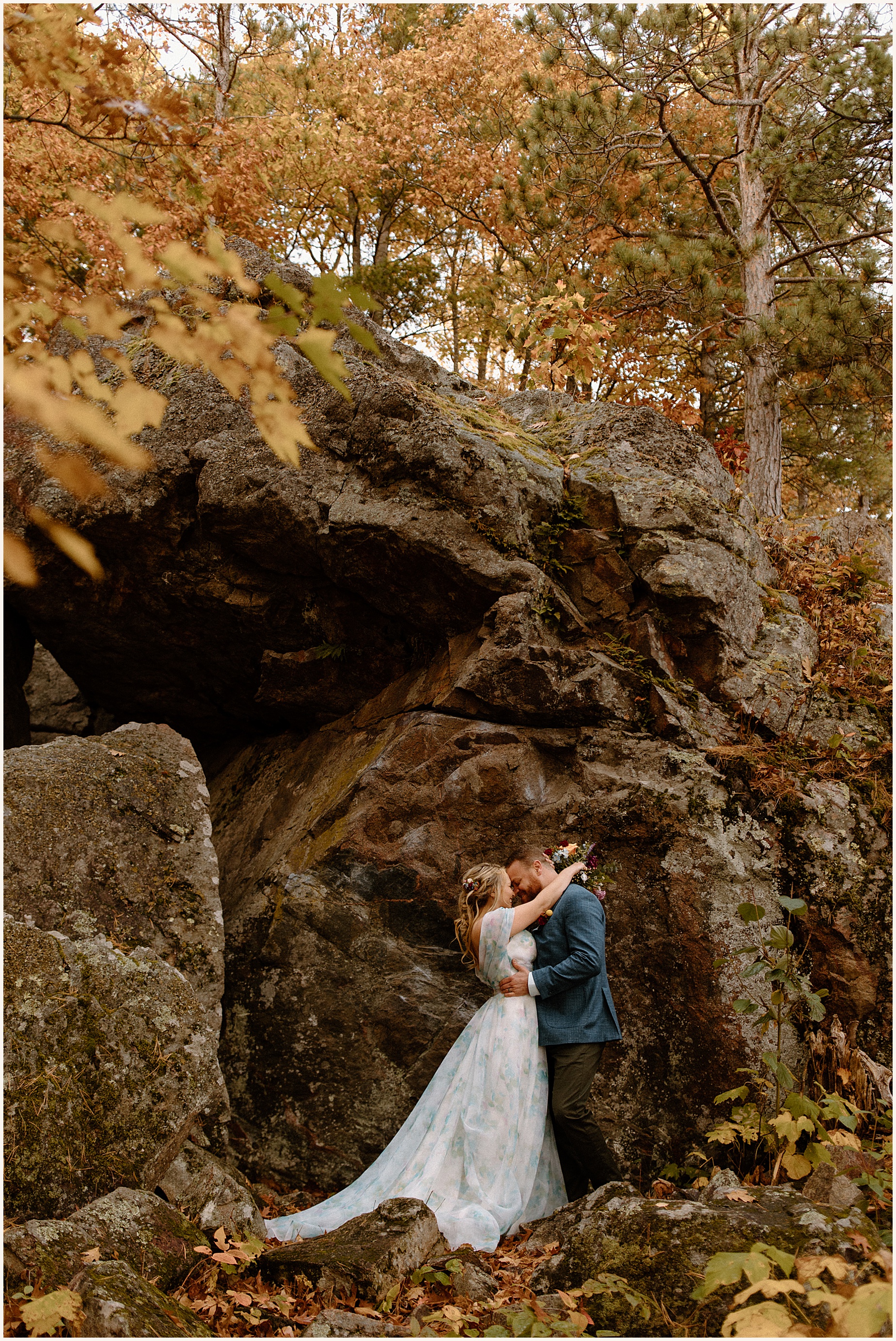 Intimate Fall Wedding in Marquette Michigan
