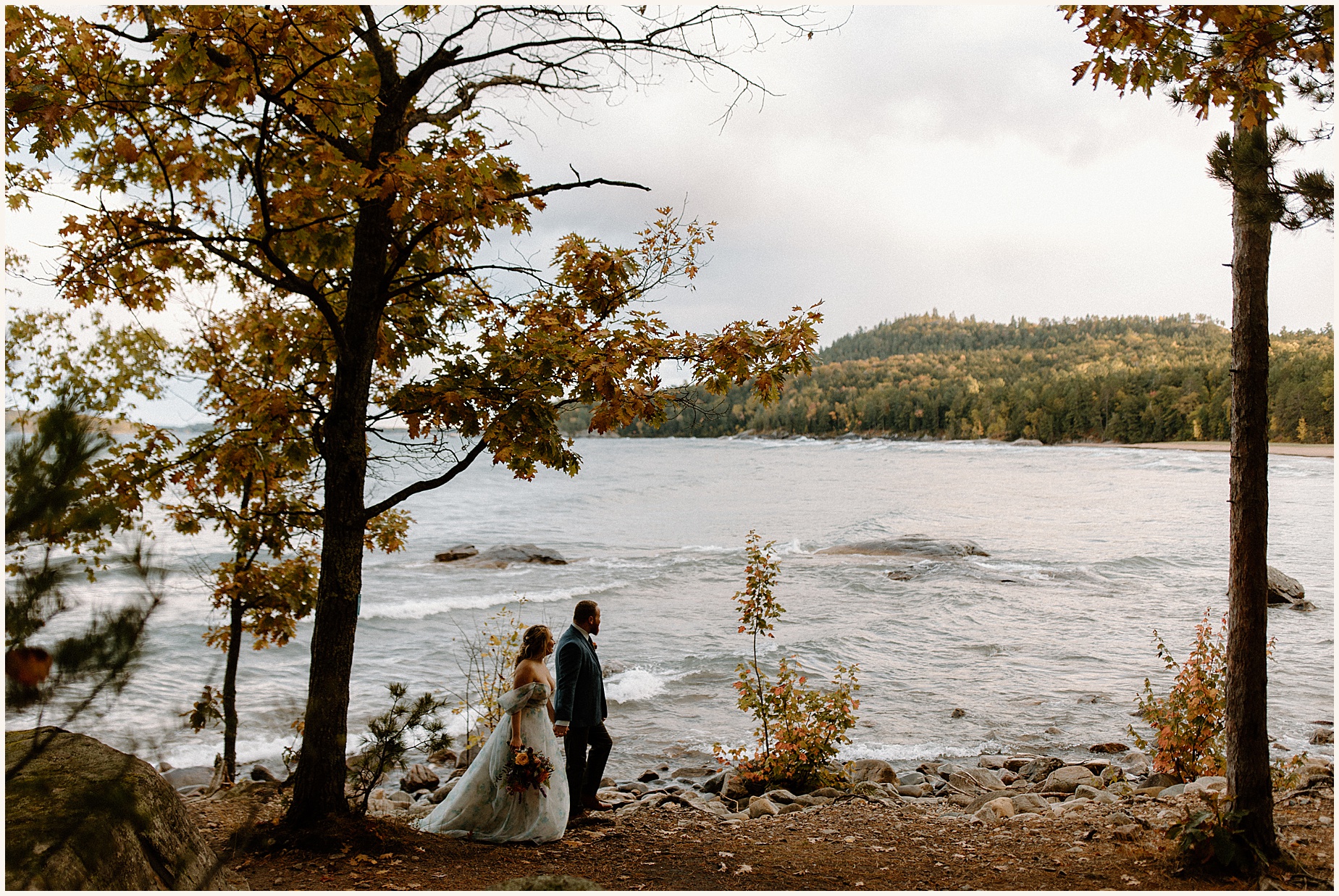 Intimate Fall Wedding in Marquette Michigan