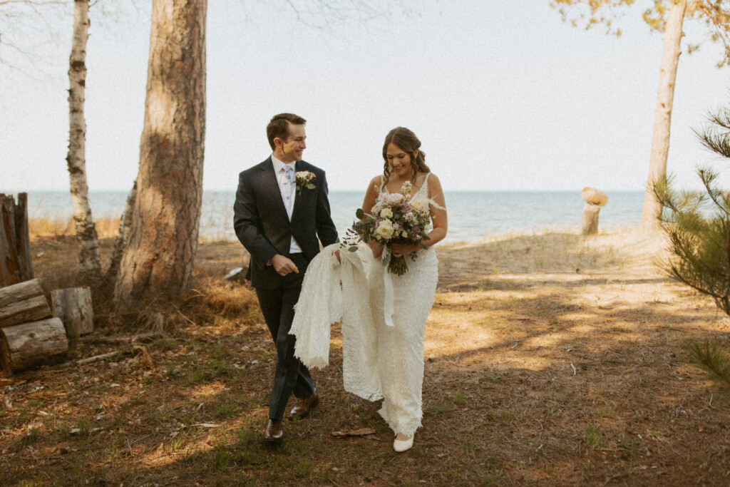 Presque Isle Elopement in Marquette, Michigan