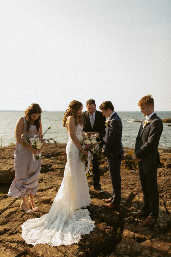 Presque Isle Elopement in Marquette, Michigan
