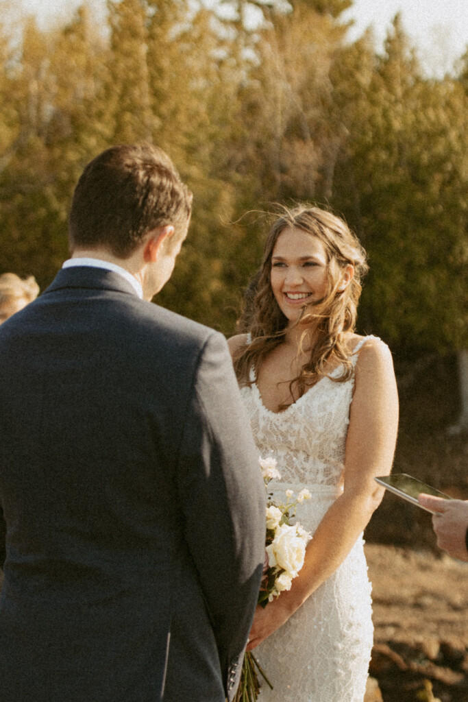 Presque Isle Elopement in Marquette, Michigan