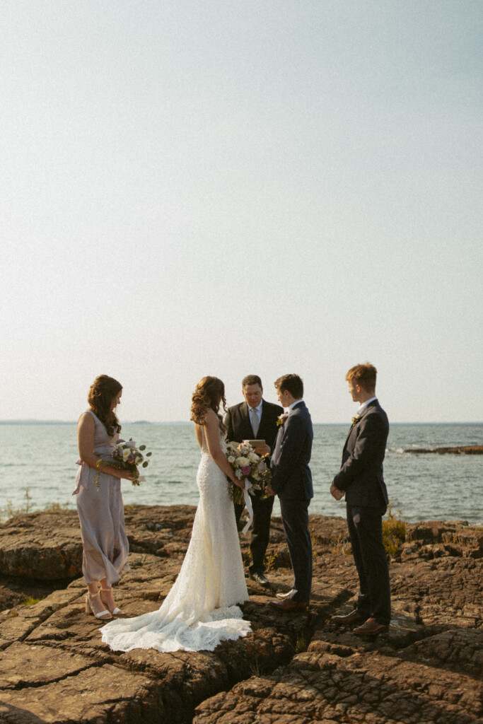 Presque Isle Elopement in Marquette, Michigan