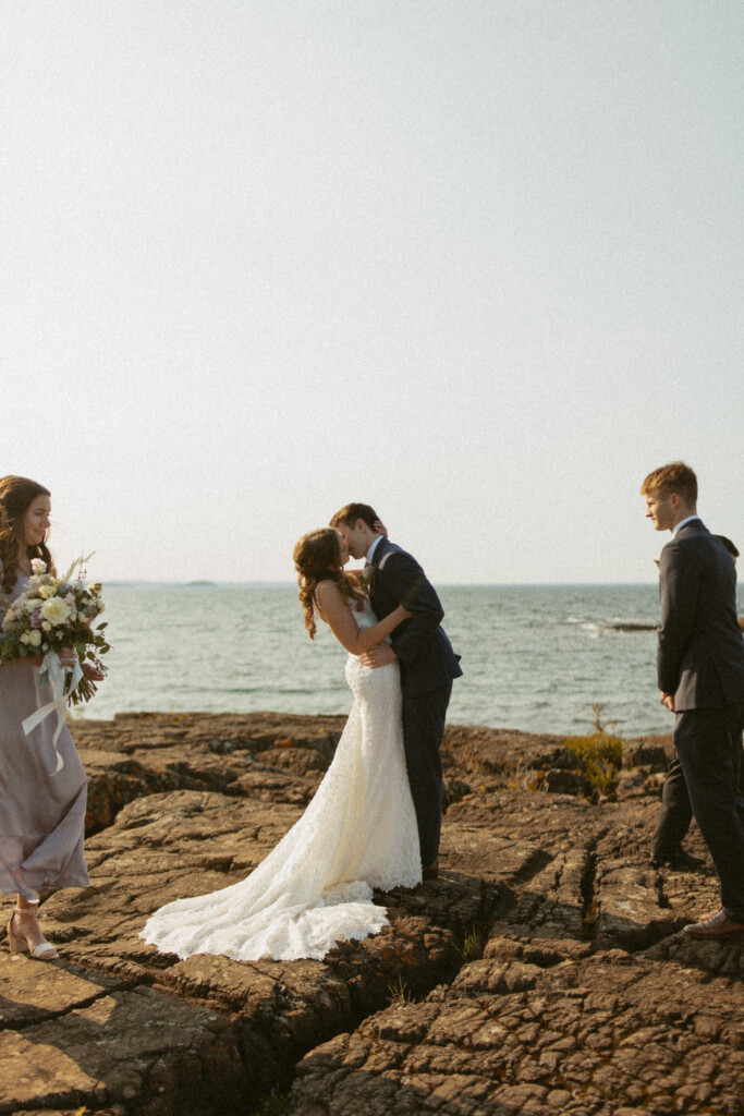Presque Isle Elopement in Marquette, Michigan