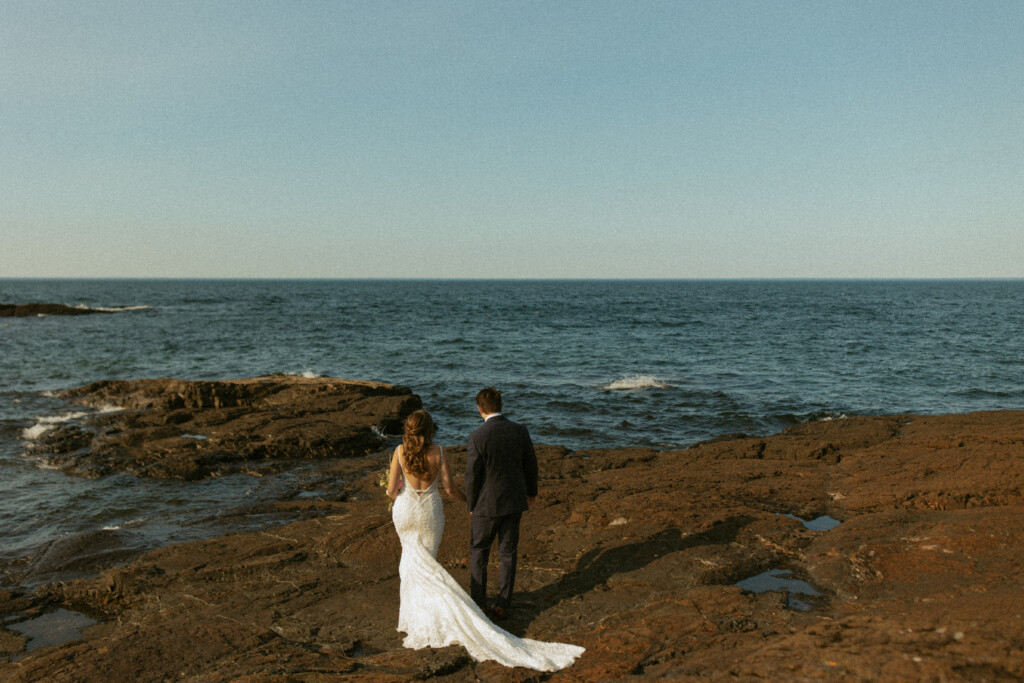Presque Isle Elopement in Marquette, Michigan
