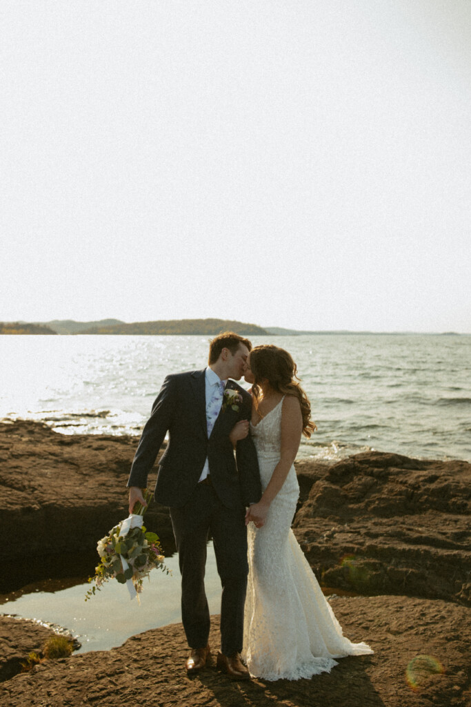 Presque Isle Elopement in Marquette, Michigan