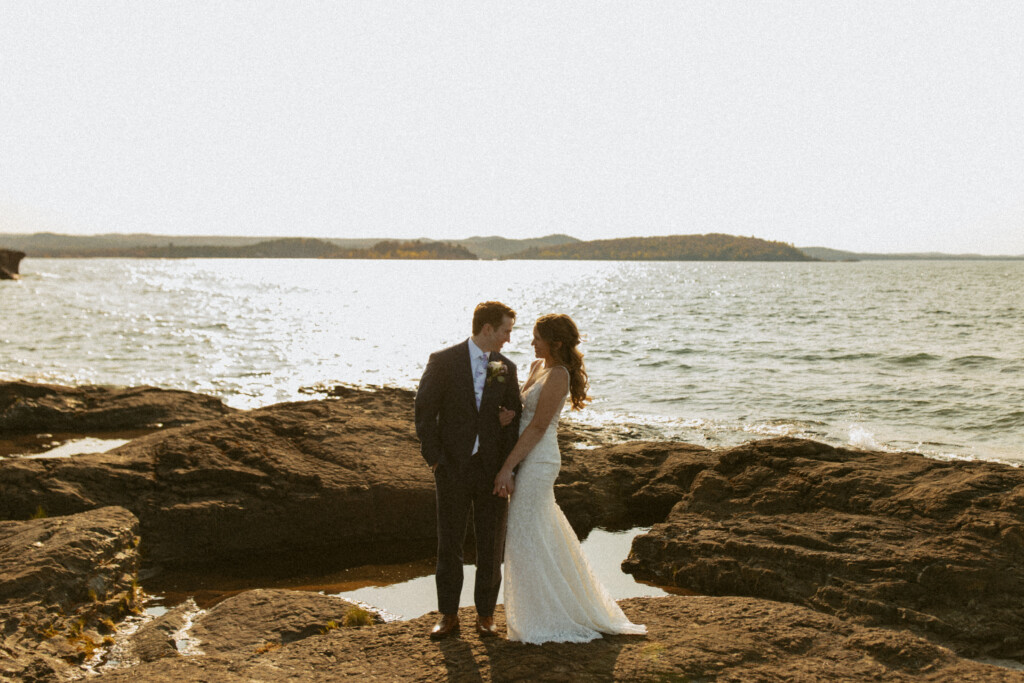 Presque Isle Elopement in Marquette, Michigan