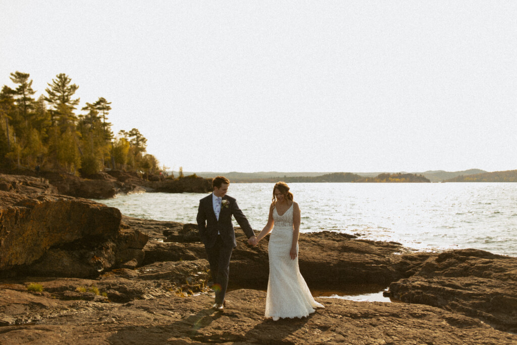Presque Isle Elopement in Marquette, Michigan