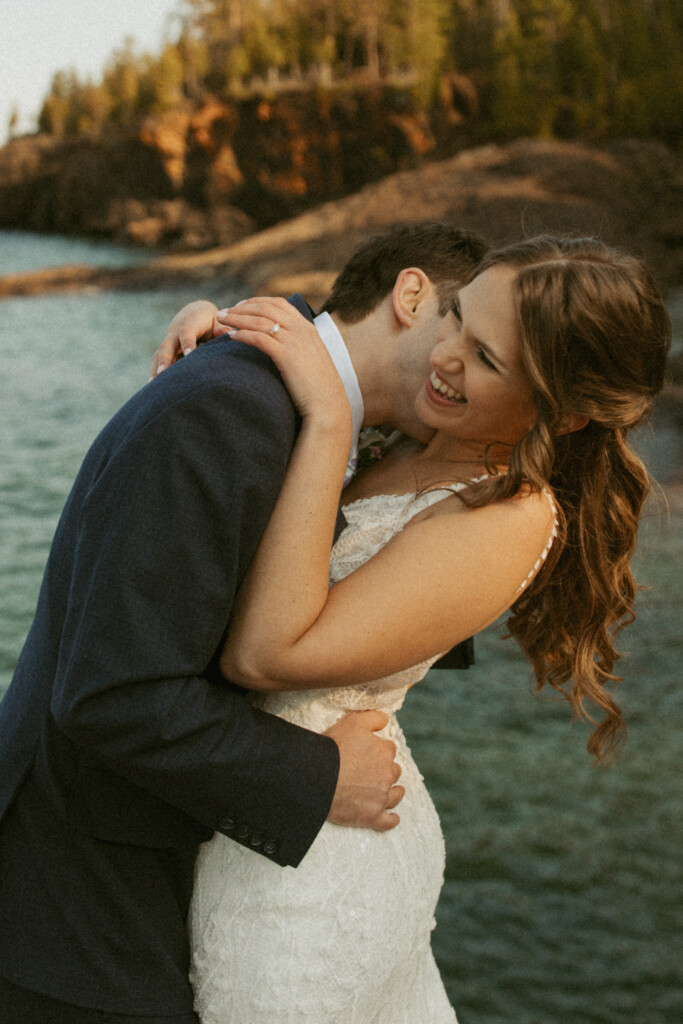 Presque Isle Elopement in Marquette, Michigan