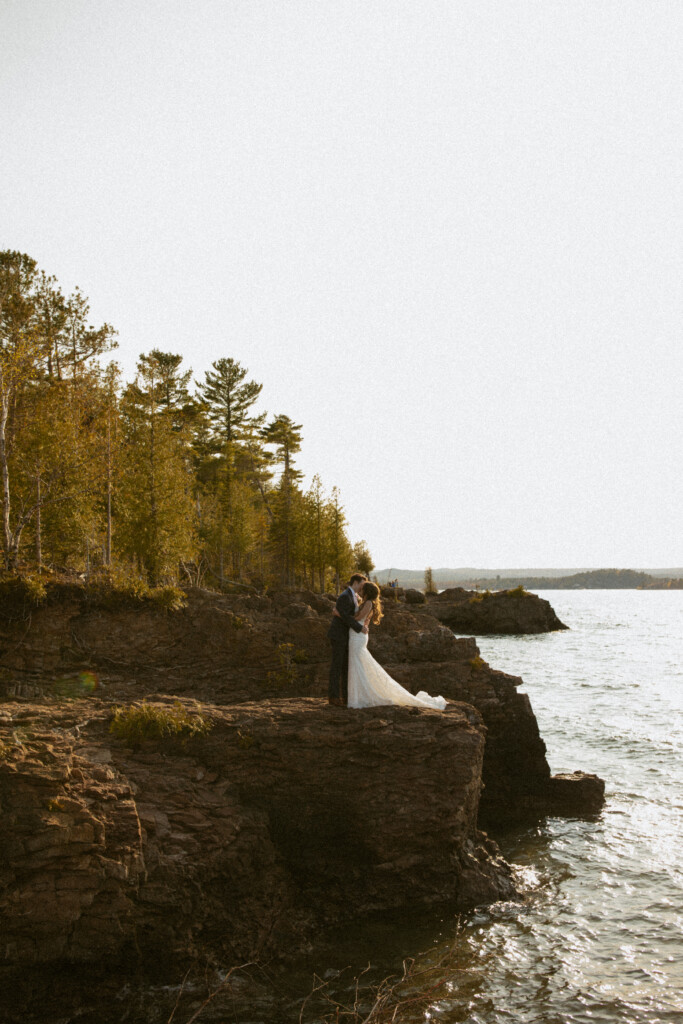 Presque Isle Elopement in Marquette, Michigan