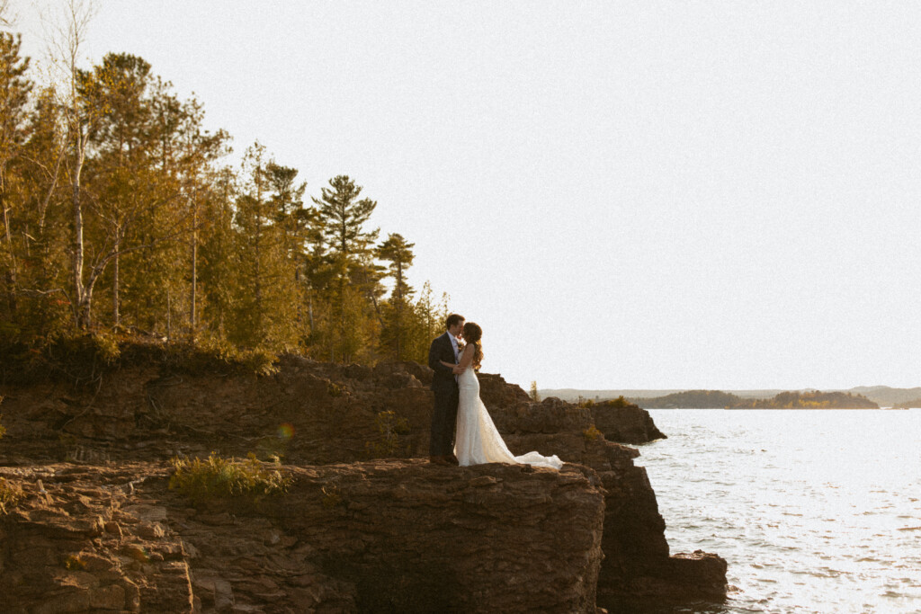 Presque Isle Elopement in Marquette, Michigan