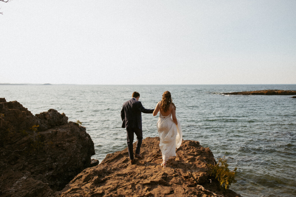 Presque Isle Elopement in Marquette, Michigan