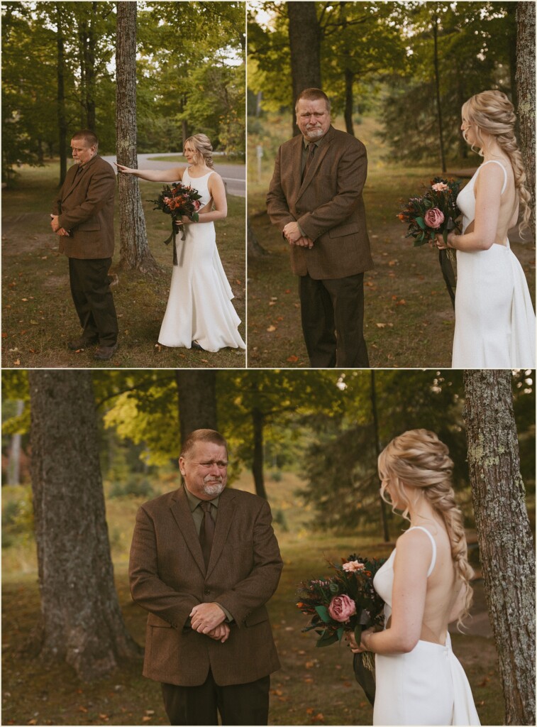 sunrise waterfall elopement in the upper peninsula