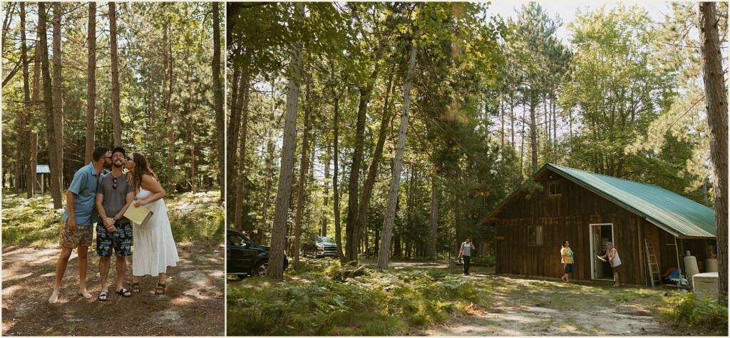 Michigan adventure elopement on the river
