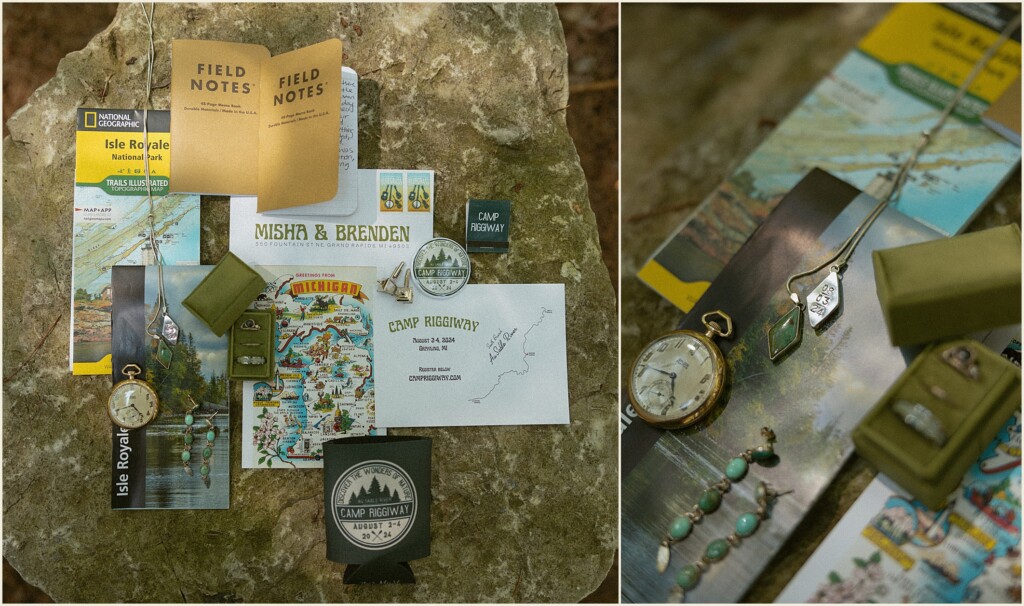 Michigan adventure elopement on the river