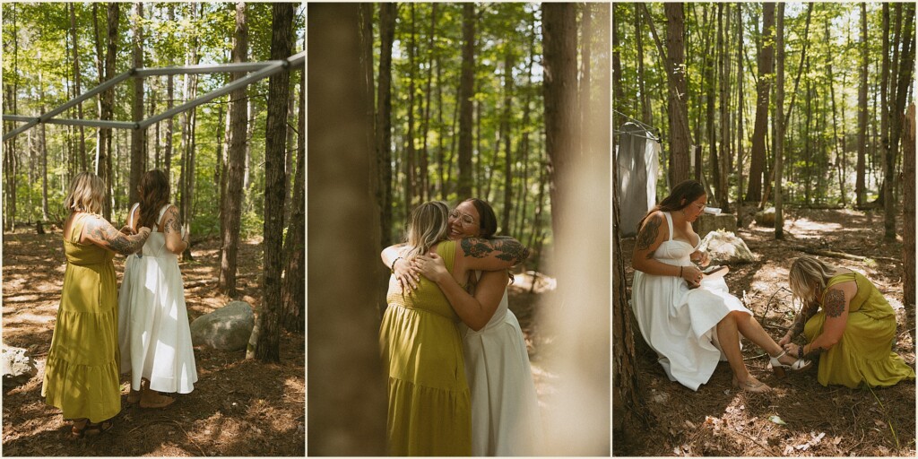 Michigan adventure elopement on the river