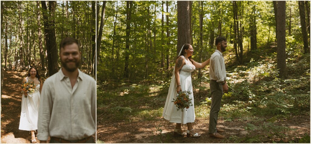 Michigan adventure elopement on the river