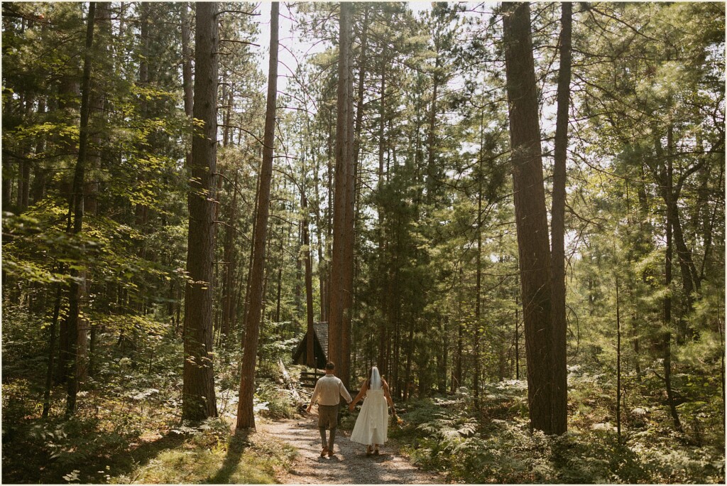 Michigan adventure elopement on the river