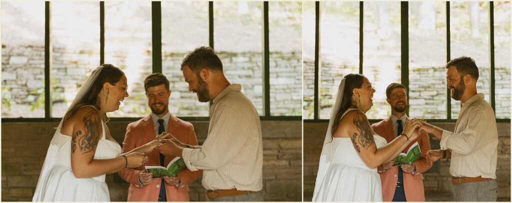 Michigan adventure elopement on the river