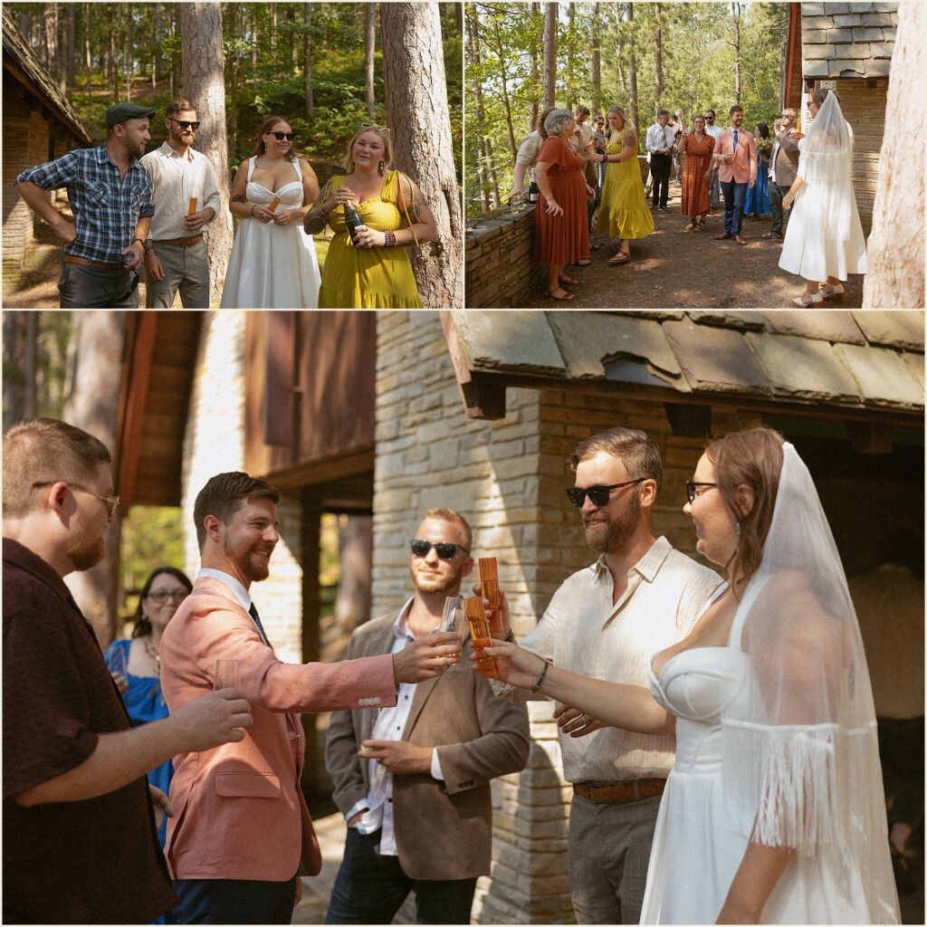 Michigan adventure elopement on the river