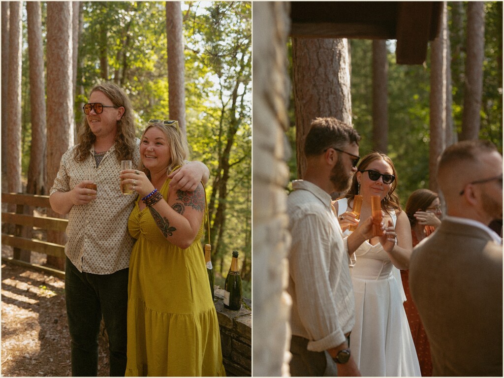 Michigan adventure elopement on the river