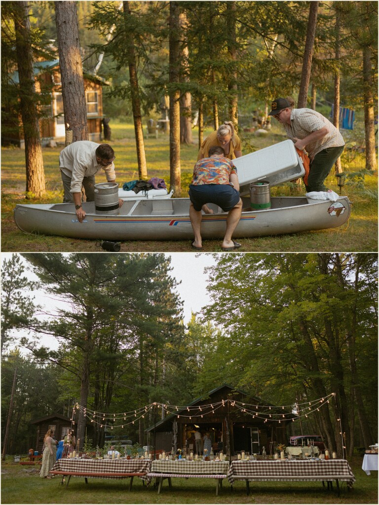 Michigan adventure elopement on the river