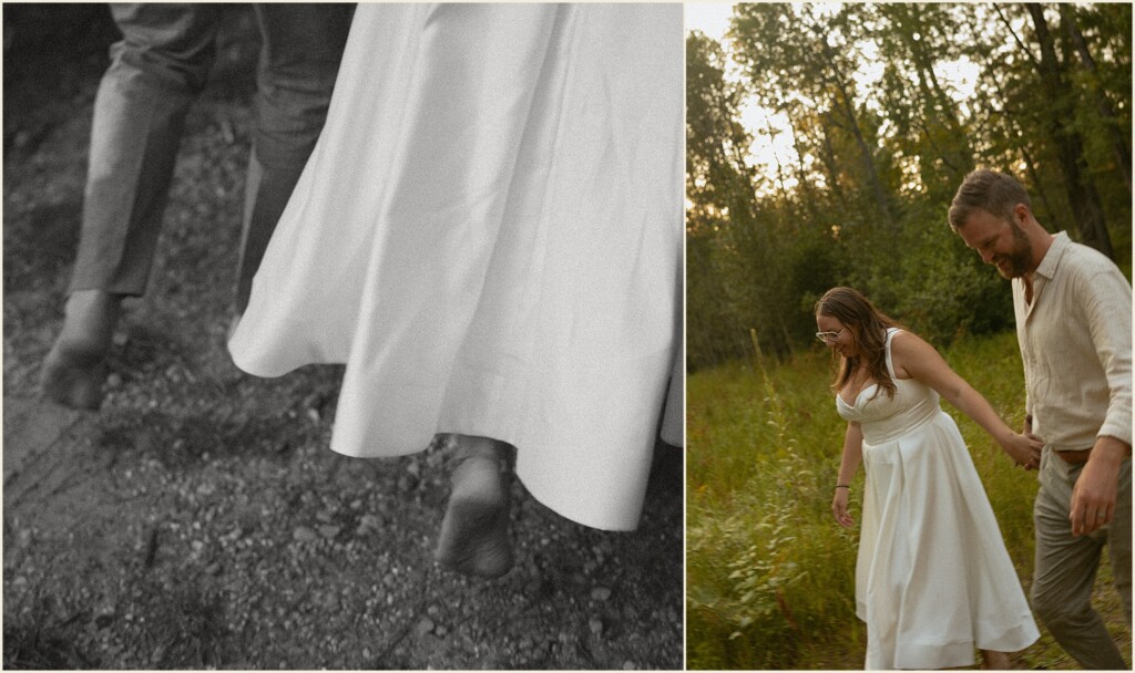 Michigan adventure elopement on the river