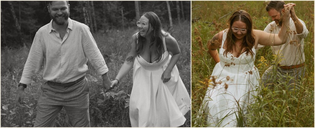Michigan adventure elopement on the river