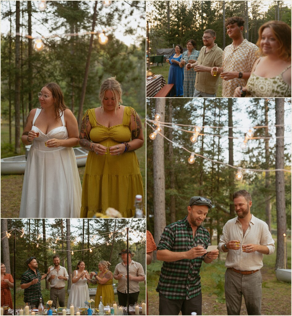 Michigan adventure elopement on the river