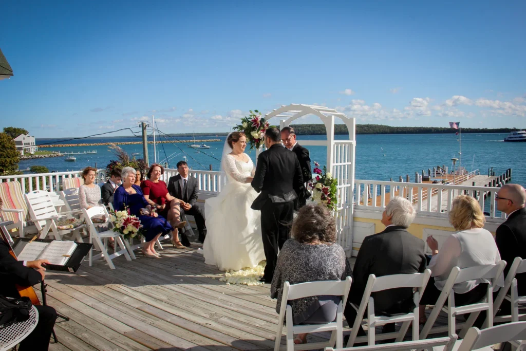 Bay View B&B on Mackinac Island Small Wedding